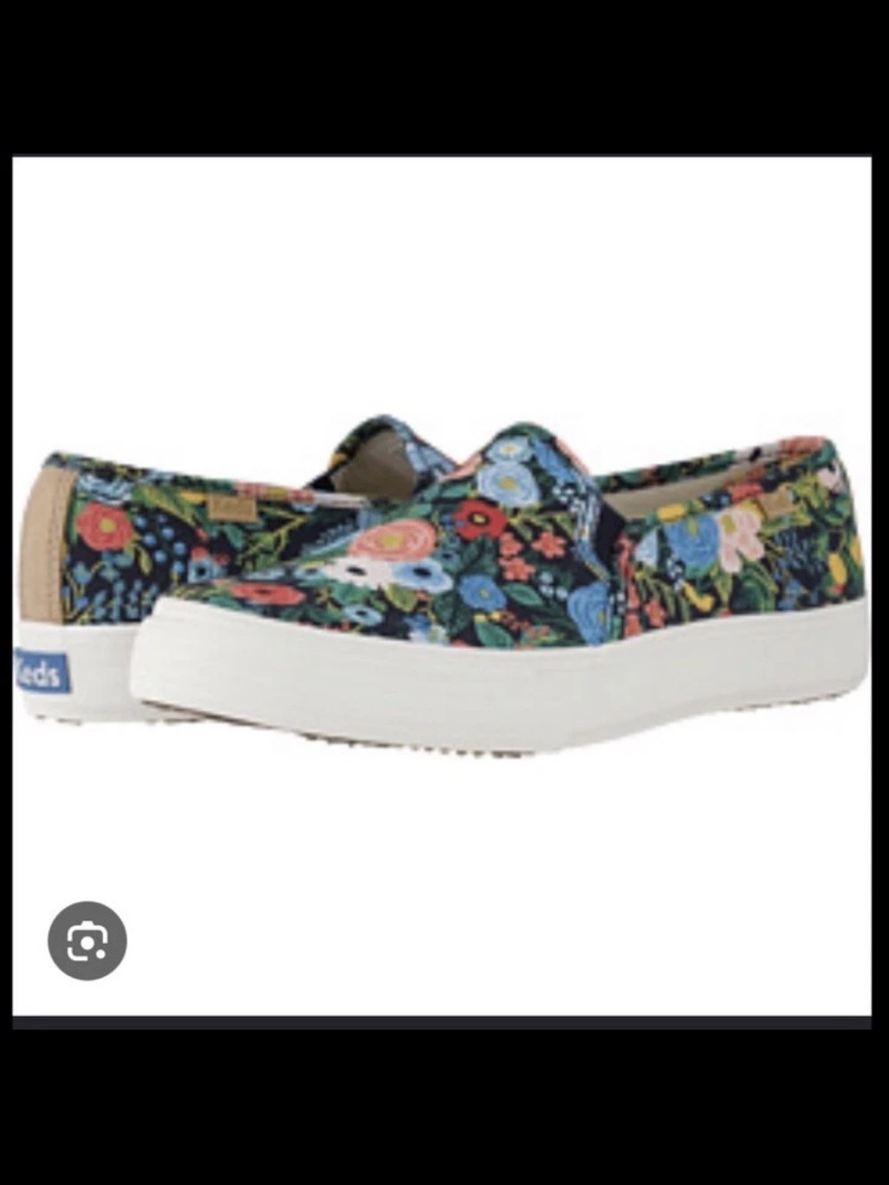 Keds Women's x Rifle Paper Co. Double Decker Garden Party Canvas Slip-On 6.5